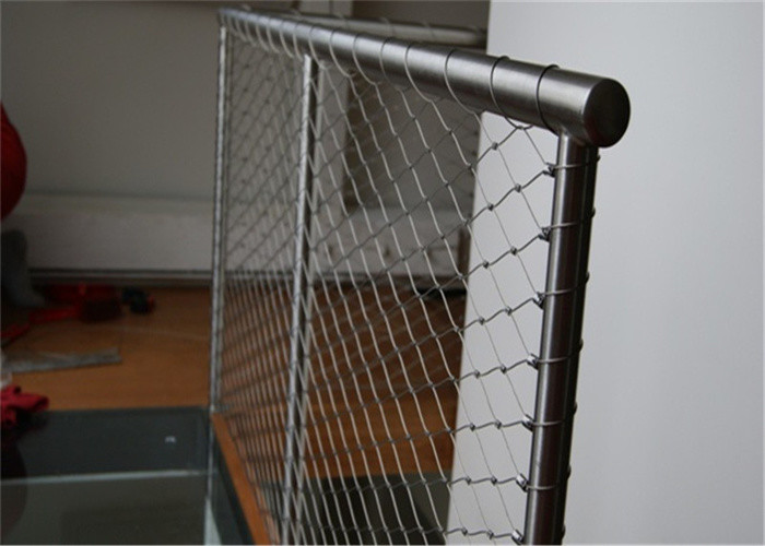 2.0mm Stainless Steel Rope Mesh Flexible Protection Safety Net Balustrade Cable Webnet