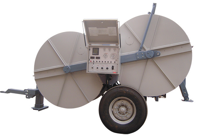 Overhead Line Stringing Equipment Water Cooling 5km/H Hydraulic Tension