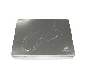 Wholesale 0.25mm Tinplate Metal 4c Printing Tin Pencil Box 256x202x35mm from china suppliers