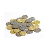 Round Arcade Game Machine Parts Stainless Steel / Copper Token Coin With Logo