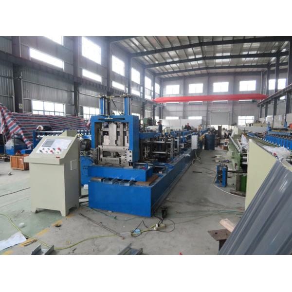 Steel Profile Sizes Stud And Track Roll Forming Machine With Changeable Cutting Blades