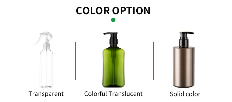 400ML 200ML Plastic Spray Bottles 60ML Environment Friendly PET For Beauty Care