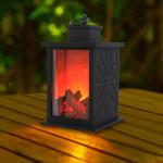 OEM ODM Garden Solar Decorative Lights Flame Lanterns For Outdoor Camping