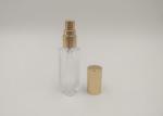 Square 10ml Travel Perfume Bottle , Refillable Perfume Atomiser Transparent