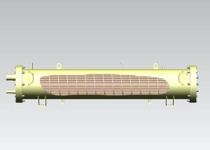 Wholesale Marine SS304 Shell 4000KW Water Cooled Condenser from china suppliers