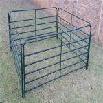 Carbon Steel Farm Portable Livestock Panels , Portable Round Pen For Horses