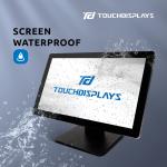 18.5 Inch True Flat Touch Screen PCAP POS Cashier System For Supermarkets