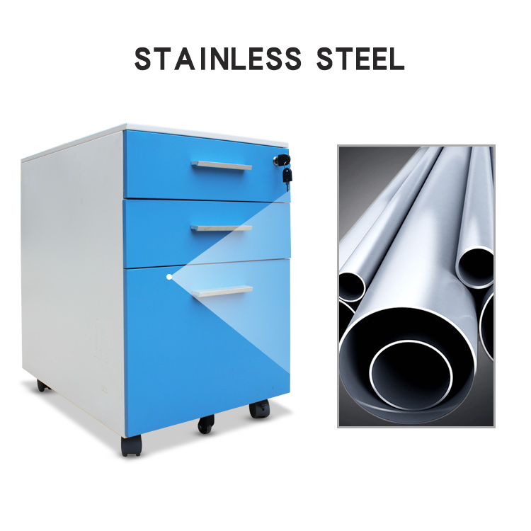 3 Drawers Mobile File Cabinets