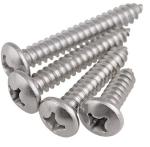 M4 Cross Recessed Pan Head Tapping Screws DIN7981 Carbon Steel Nickel Plated