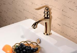 Wholesale Bathroom accessories chrome plated brass single handle bathroom faucet from china suppliers