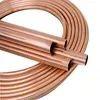 Wholesale Seamless Copper Nickel Alloy Pipe Oil Burner Lines Small Diameter Brass Tubing from china suppliers