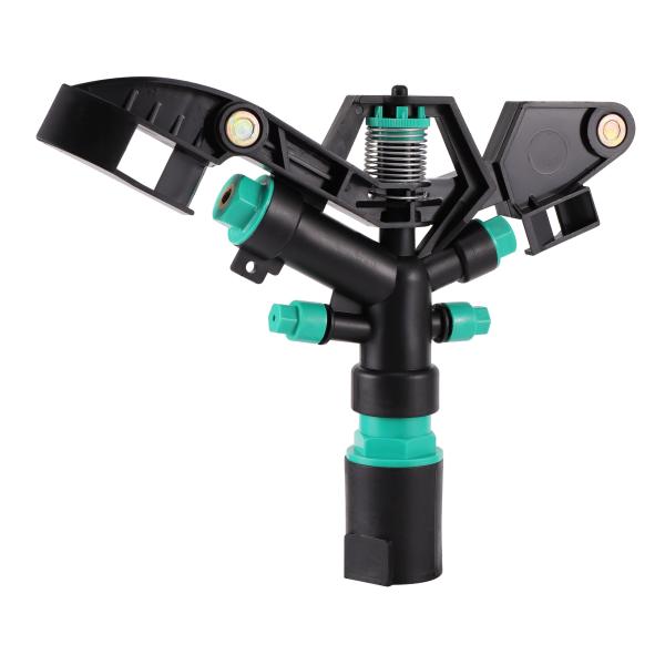 360° Irrigation Impact Sprinklers Large Spray Cover Range 4 Nozzle For