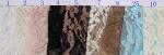 150cm Width Cotton Nylon Scalloped Lace Fabric For Wedding Dresses CY-LW0012