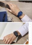 3Bar Waterproof Stainless Steel Back Base Metal Bezel Japan Movt Watch