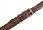 Zinc Alloy Buckle Brown 38mm Mens Casual Leather Belt