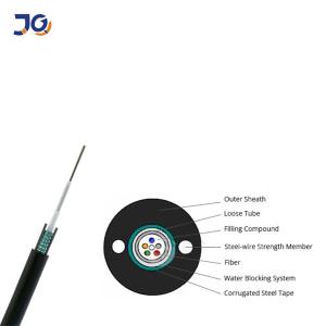 Wholesale Good Quality GYXTW Armoured 4 8 12 Core Single Mode Fiber Optic Cable For Duct/Aerial installation from china suppliers