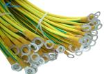 1.25-5 M5 Earth Bonding Cable Ring Ground Wire 1015 18AWG Green Yellow Blue