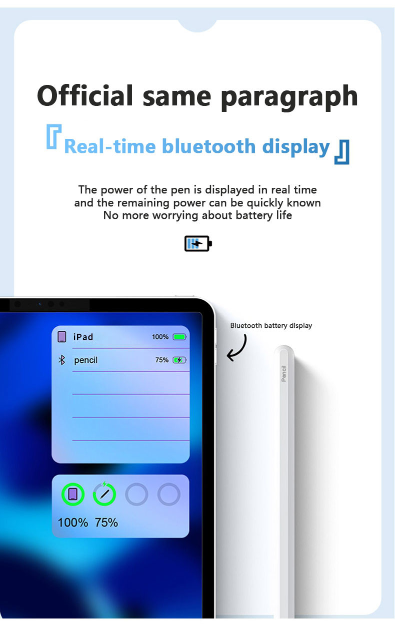 P2 Pro Smart Stylus Pen For Dell Touchscreen Laptop Touchpad 130mah