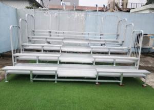 Wholesale Outdoor Aluminum Permanent Grandstands 203mm Riser Height With Double Decks from china suppliers