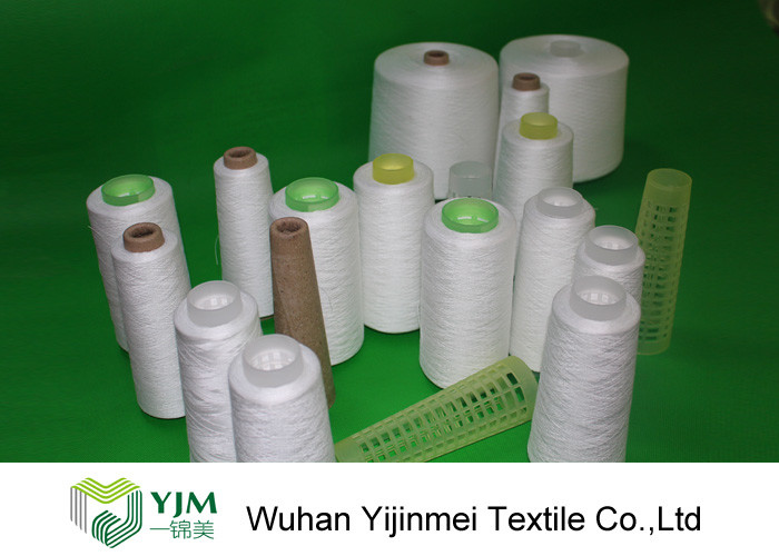 Industrial Spun Polyester Yarn Z Twist, Auto Cone Sewing Thread Yarn High Resistance