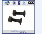 SS201 SS303 Stainless Steel Double Thread Bolt And Nut For Railway