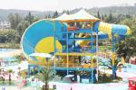 Outside Fiberglass Water Slides for adults , 14.6m Platform Height