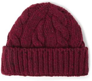 Wholesale Cable Burgundy Knitted Beanie Hat Made In China Winter Hat from china suppliers