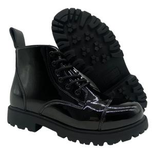 Wholesale Custom Leather Motorcycle Boots Breathable Round Toe Boots For Men from china suppliers