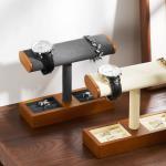 Solid Wood Watch Display Stand T-bar Watch Stand Jewelry Holder Stand Watch