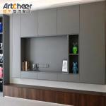 Bedroom Wall TV Cabinet in Wooden Material with Customized Size and Mail Packing
