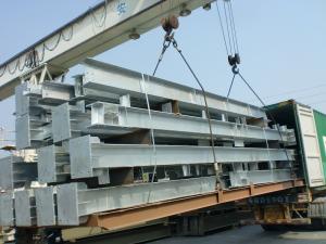 Wholesale BS Standard Hot Dip Galvanized Prefabricated Workshop Steel Structure Materials from china suppliers