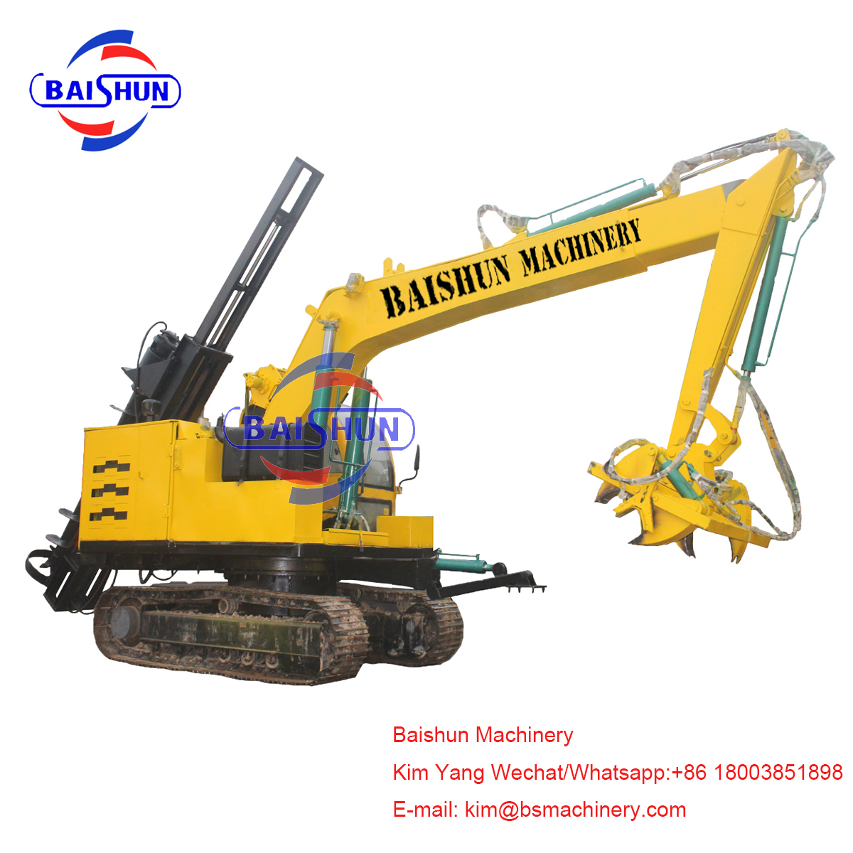Power Pole Erection and Digging Machine in Turkey