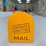 Mailbox Shape Gift Tin Cans Food Packing Biscuit Storage Box