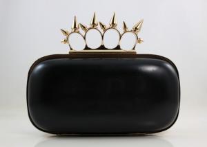 Wholesale Knuckle Duster Spikes Gold Purse Clutch Frames 205*105mm from china suppliers