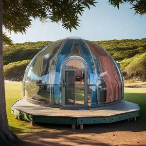 Wholesale UV Resistant Transparent PC Bubble House Waterproof Geodesic Dome Tent for Outdoor Glamping Used for Entertainment from china suppliers
