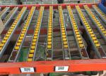 Stainless Steel Q235B Carton Flow Rack Roller Sliding Shelves Powder Coated