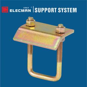 Wholesale Industrial Yellow Zinc Plated Steel Strut Channel To Beam Beam Clamp U Bolt from china suppliers