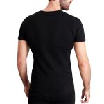 Fashion Summer Slim Fit Short Sleeve Black T Shirts For Men 100% Cotton