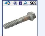 ZhongYue Customized Railroad Rail Screw Spikes Square Head For Railway
