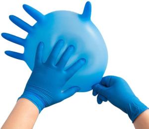 Wholesale high quality FDA CE Disposable Nitrile Examination Gloves no powder 9 inch 12inch hands protection AQL1.5 AQL4.0 from china suppliers
