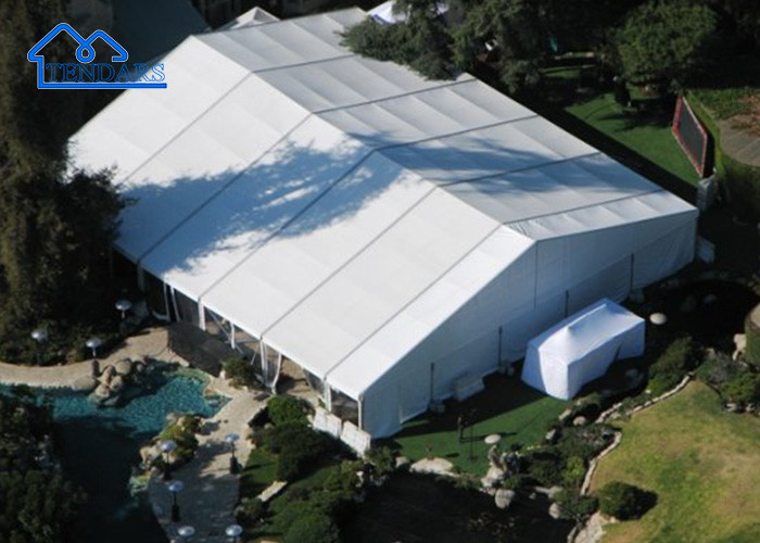 Large Capacity Elegant White UV Resistance Party Festival Marquee Tent For Outdoor Events