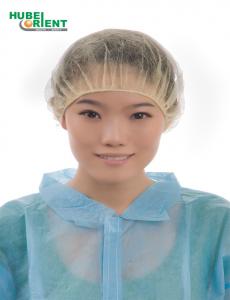 Wholesale Medical Nonwoven Bouffant Cap Head Cover Hair Covers Disposable Hat-Cap Hair Surgical Bouffant Cap With Single Elastic from china suppliers