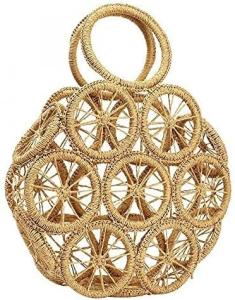 Wholesale WOMENS LARGE STRAW BAGS BEACH TOTE BAG HANDWOVEN HOBO BAG SUMMER BEACH BAG STRAW HANDBAG from china suppliers