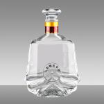 500ml 750ml Glass Wine Bottle Brandy Whisky XO Brandy Wine Glass Bottle With