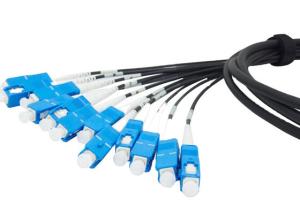 Wholesale IP68 Waterproof Fiber Optic Jumper ODVA MPO-SC FTTA 12 Fibers Breakout Cable from china suppliers