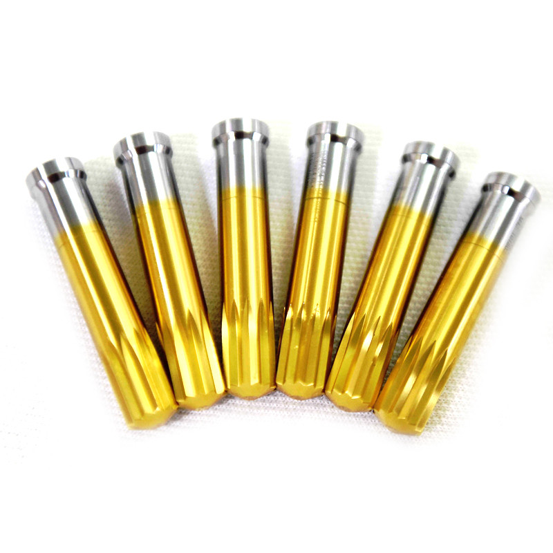 High Quality Customized Screw Second Punch Gray TiCN Coating