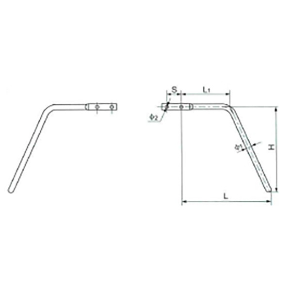 Power Fittings Arcing Horn Overhead Line Fittings