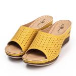 BS075 slippers European and American 2021 cross-border sandals women, wedge heel