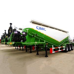 Wholesale CIMC 50t Bulk Cement Tanker Trailer Air Suspension from china suppliers