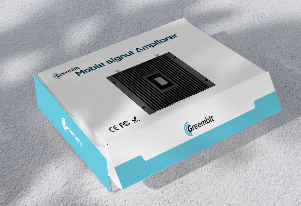 Signal Extender 30db Tri Band 900/1800/2100MHZ 1W Cell Signal Repeater for 8000sqm Area
